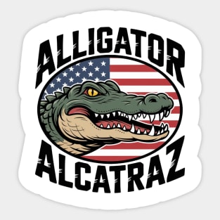 Alligator-Alcatraz Sticker